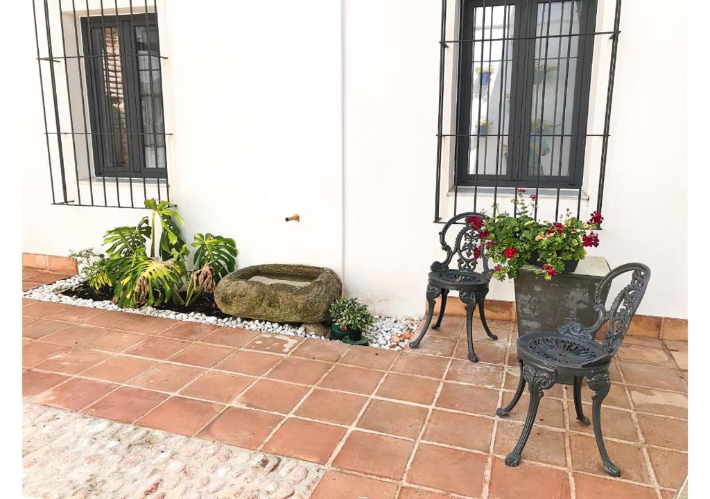 Vonkajšia záhrada v ubytovaní Patio San Andrés -2 llaves-