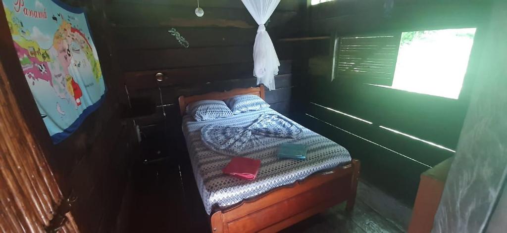 Postel nebo postele na pokoji v ubytování Casita Rio Indio