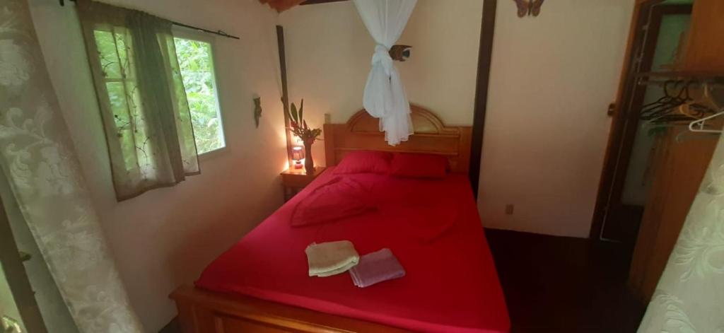 Postel nebo postele na pokoji v ubytování Casita Rio Indio