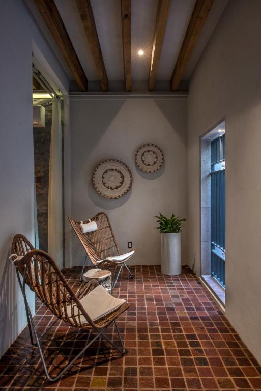 Posezení v ubytování Casa Cien Hilos