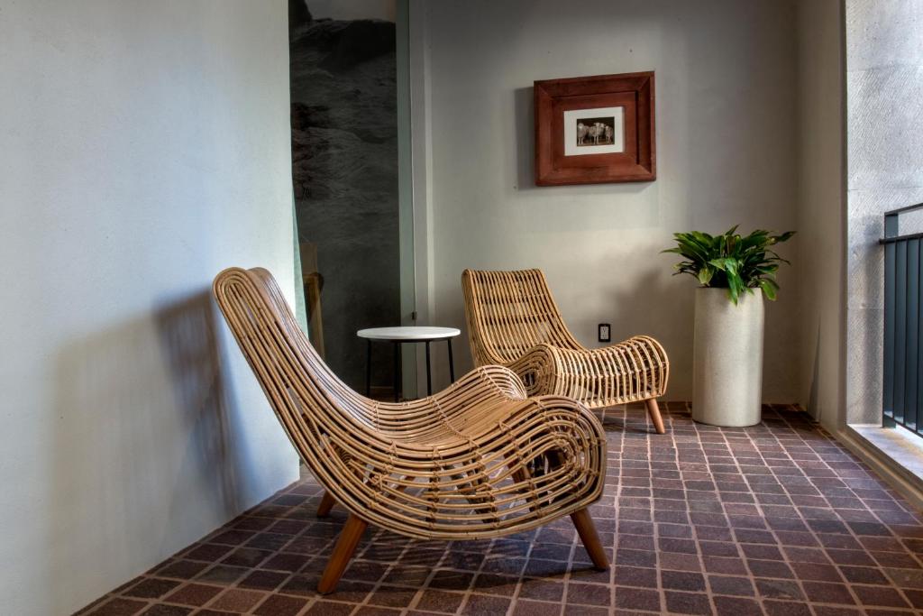 Posezení v ubytování Casa Cien Hilos