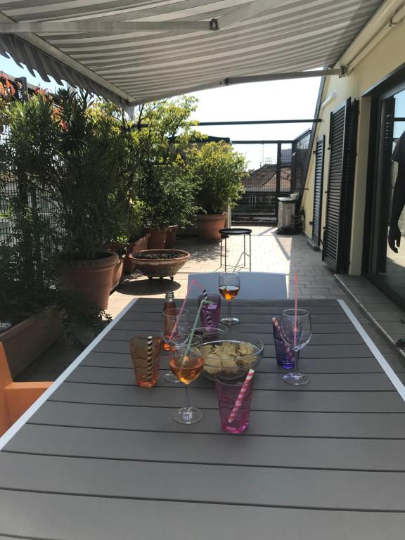 Balkon lub taras w obiekcie Up To Sky - Appartment With Terrace