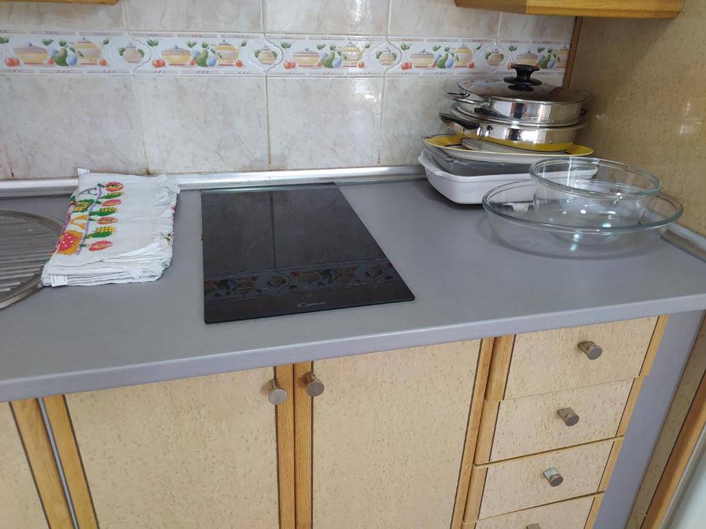 Kuchyň nebo kuchyňský kout v ubytování Casa Érika Tarajalejo