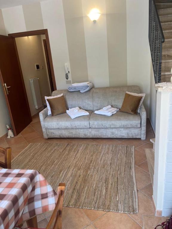 Część wypoczynkowa w obiekcie Villa Terrena