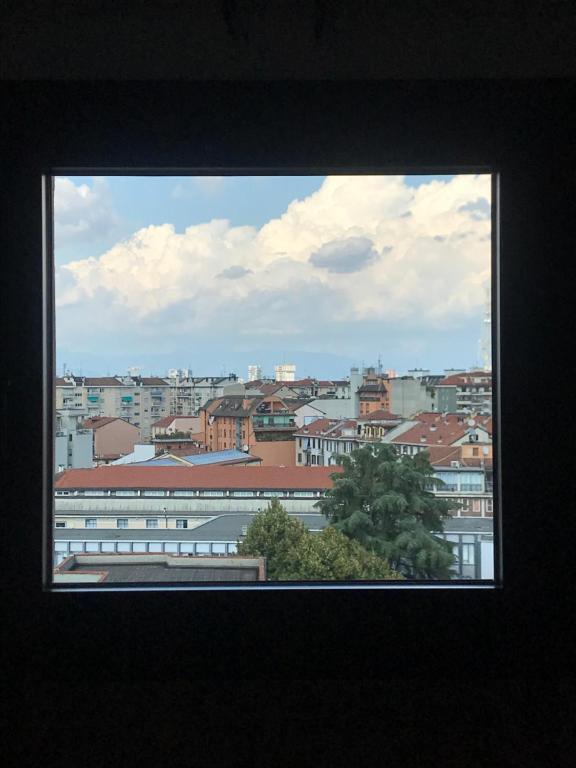 Widok na miasto Mediolan z tego apartamentu