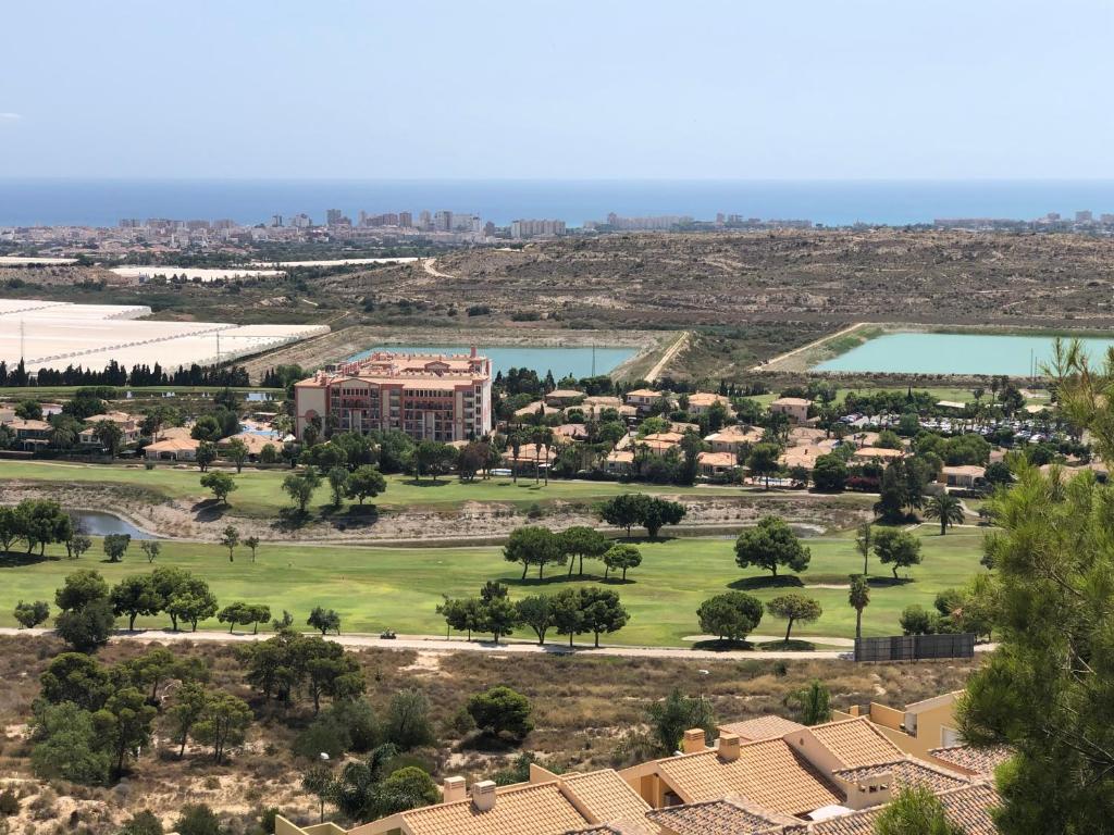 an aerial view of the university of twentynine palms campus at Apartamento Bonalba, Golf, Playas y Piscinas in Mutxamel