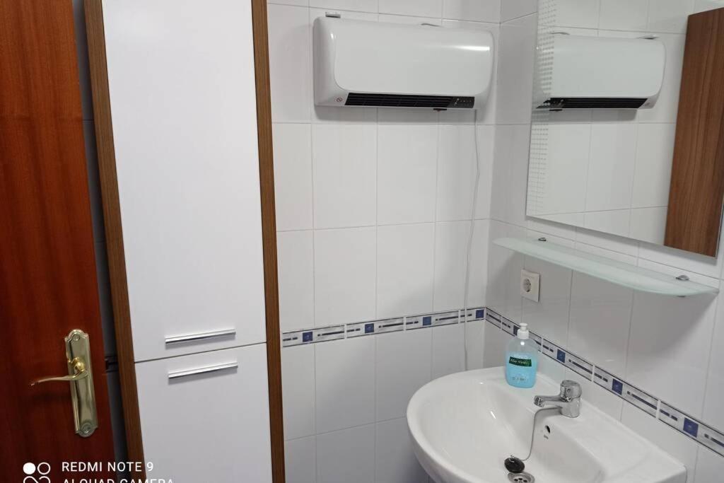 Koupelna v ubytování Apartamento cabañiles wifi