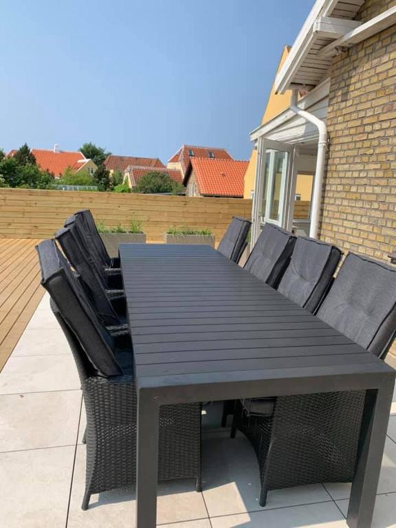 Patio nebo venkovní prostory v ubytování luksus spahus i skagen
