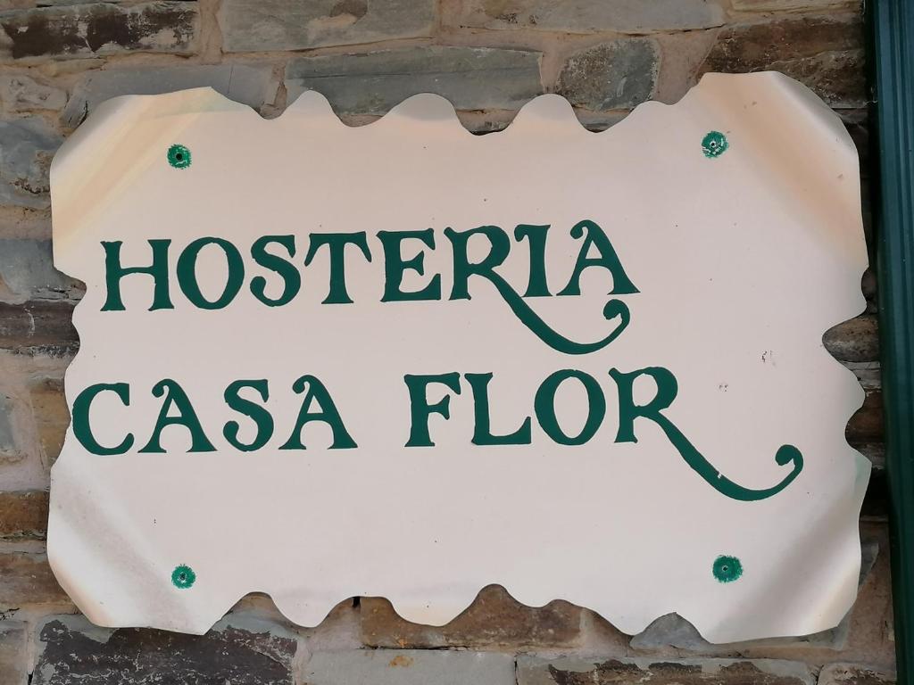 Certifikát, hodnocení, plakát nebo jiný dokument vystavený v ubytování Hostería Casa Flor