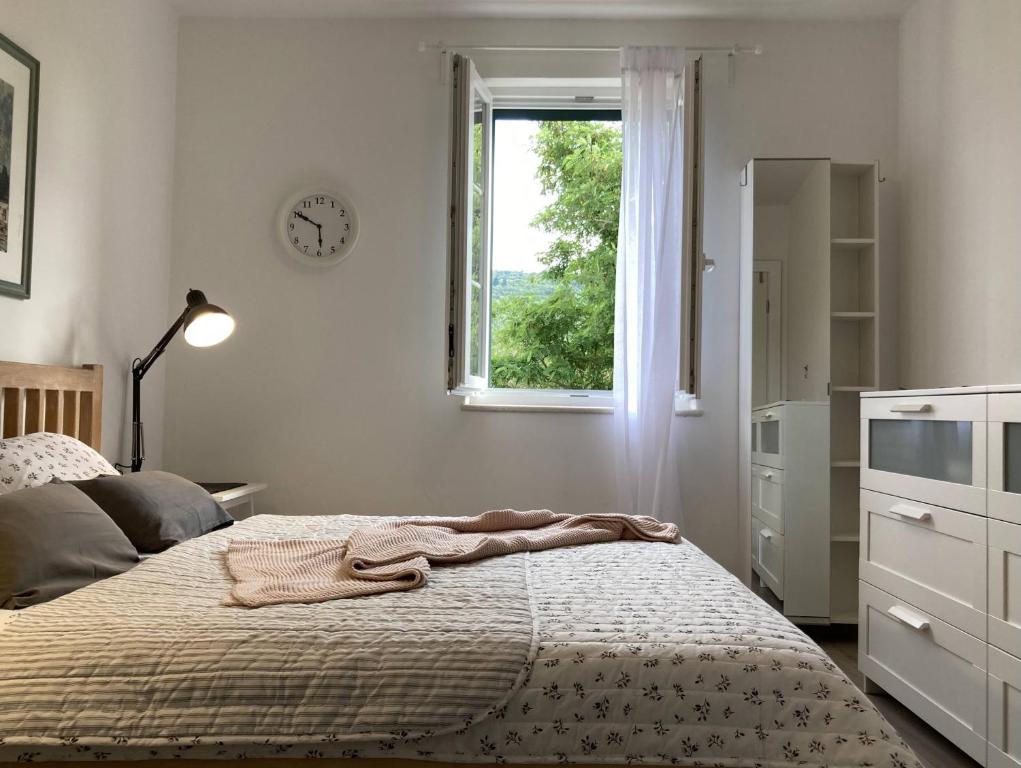 Posteľ alebo postele v izbe v ubytovaní Lopud Sunset Apartment