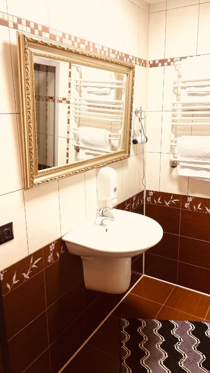 Koupelna v ubytování Hotel Style BESSARABIA