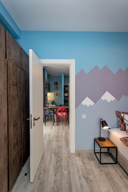 Posezení v ubytování Mountain View 1BR Apartment 101 - Loft 1