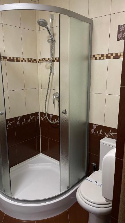 Koupelna v ubytování Hotel Style BESSARABIA