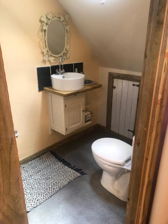 Koupelna v ubytování La forge b&b
