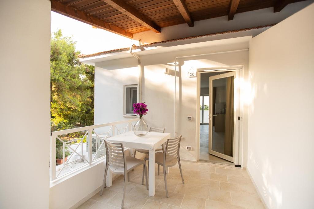 Balkon lub taras w obiekcie Residence Gli Stingi