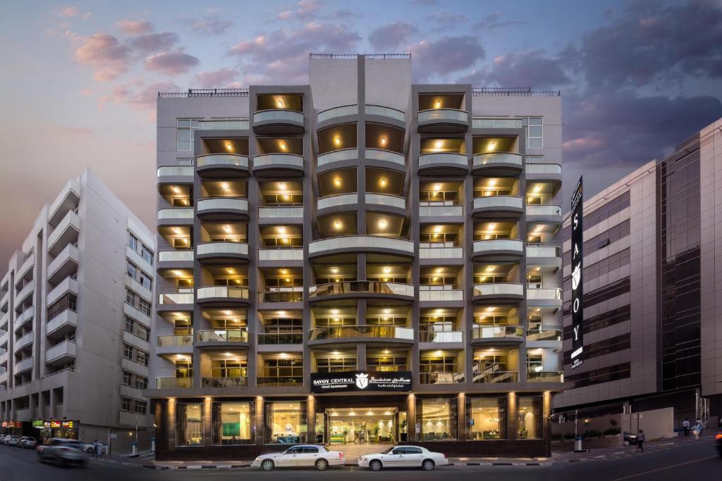 O edifício em que o apart-hotel se localiza