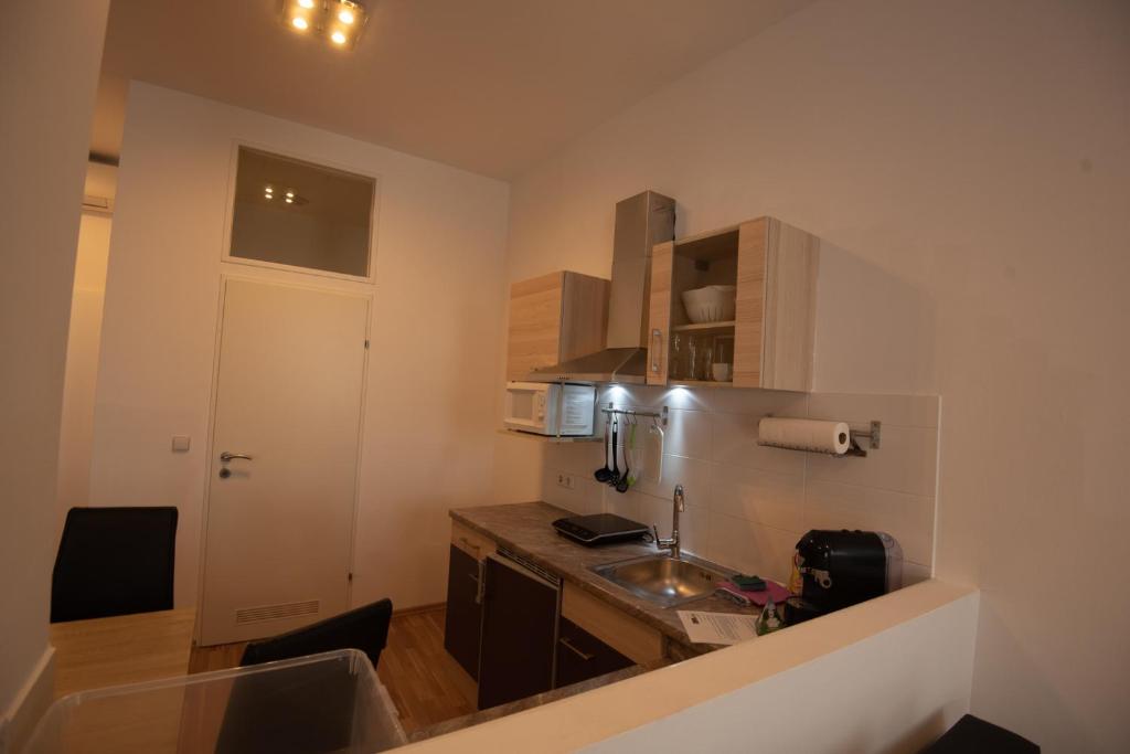 Kuchyňa alebo kuchynka v ubytovaní City Appartements Weiz
