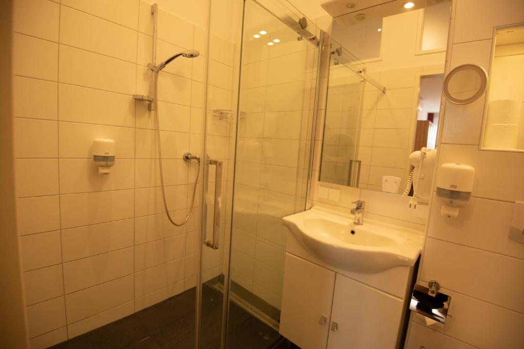 Kúpeľňa v ubytovaní City Appartements Weiz