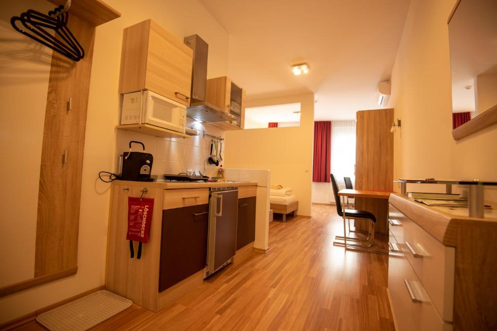 Kuchyňa alebo kuchynka v ubytovaní City Appartements Weiz