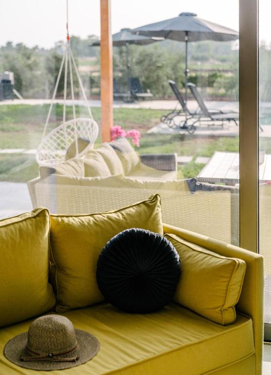 Posezení v ubytování Irissa Suites