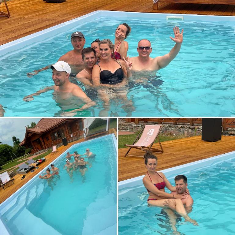 Bazén v ubytovaní Rezydencja z basenem i SPA na Podlasiu alebo v jeho blízkosti