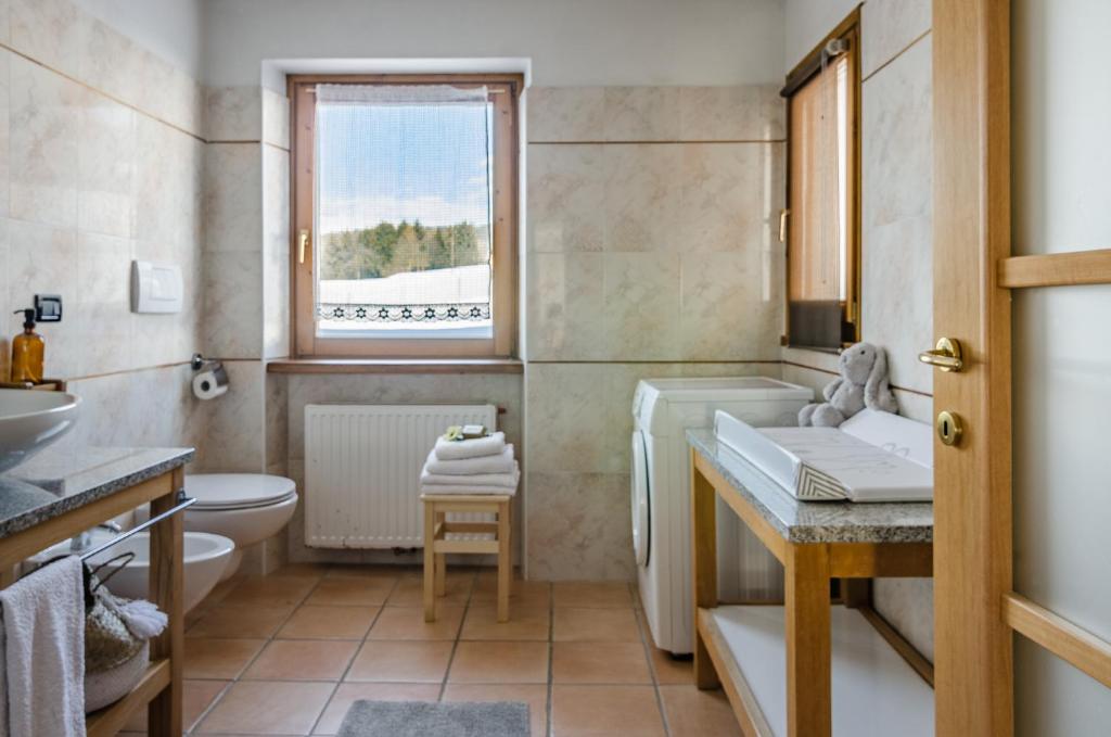 Koupelna v ubytování Villa Recla