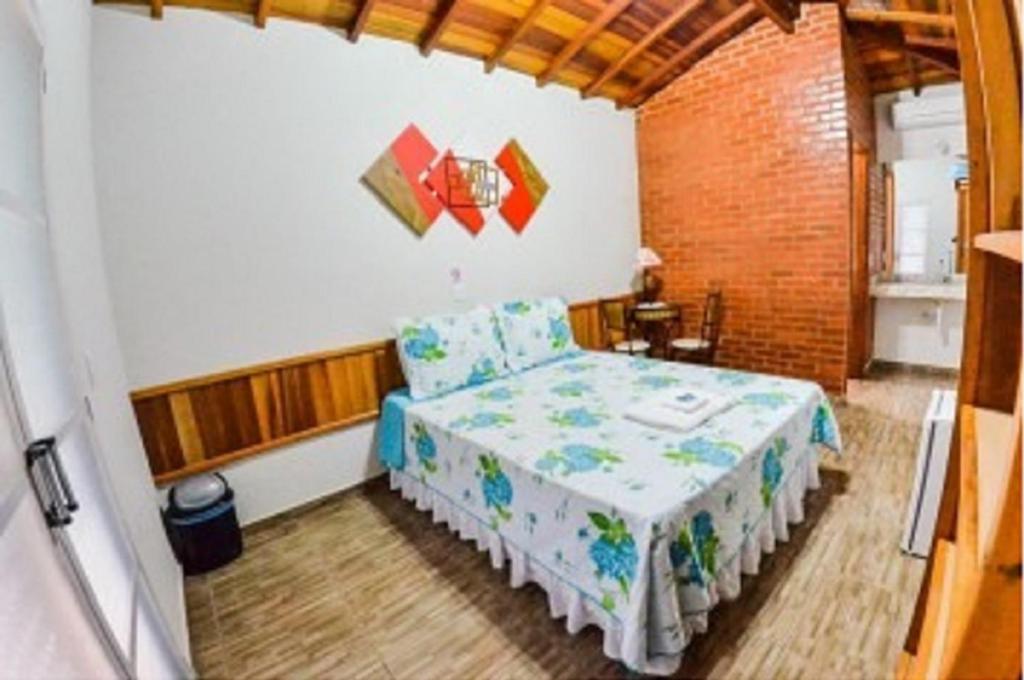 Hotel Chalés Cachoeira 3 Quedas - Chambre Double Avec Balcon