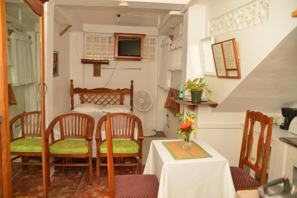 Posezení v ubytování Cholson Chalets