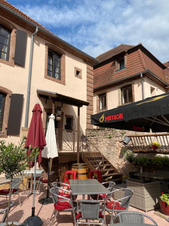 Balkón nebo terasa v ubytování Les Chambres - Au Grès du marché