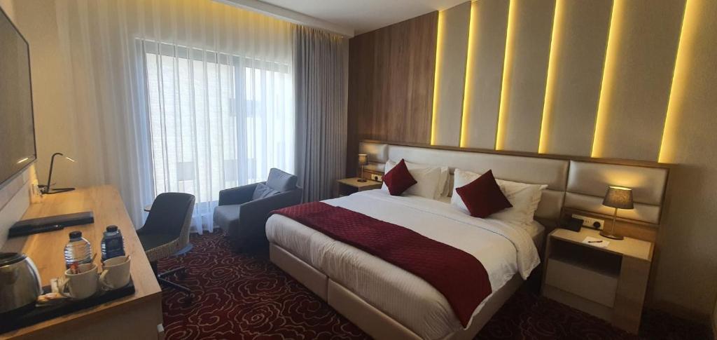 Llit o llits en una habitació de Lilac Hotel - Amman