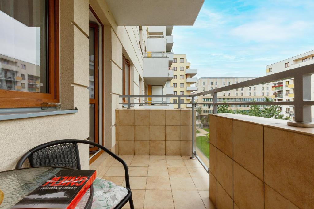 Balkón alebo terasa v ubytovaní Atrium Ursus Warsaw Apartments by Noclegi Renters