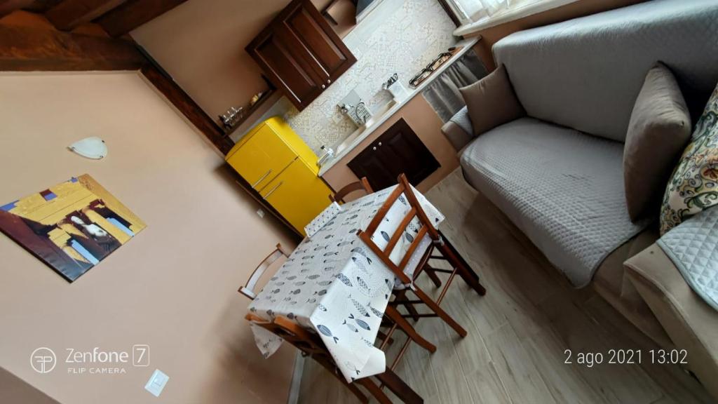A seating area at Casa vacanze Abbacari