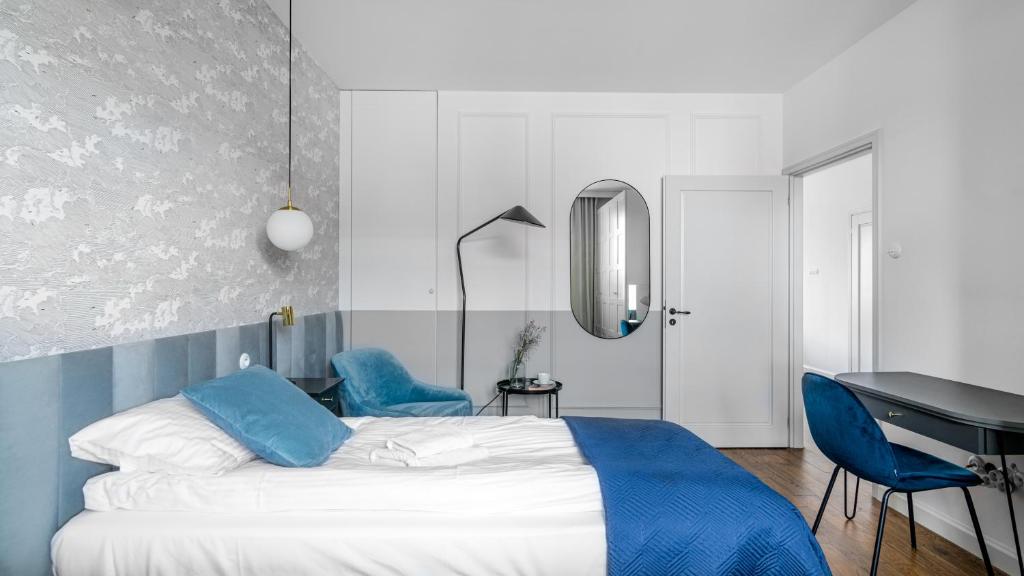 Posteľ alebo postele v izbe v ubytovaní Comfy Apartments - Lastadia LUX