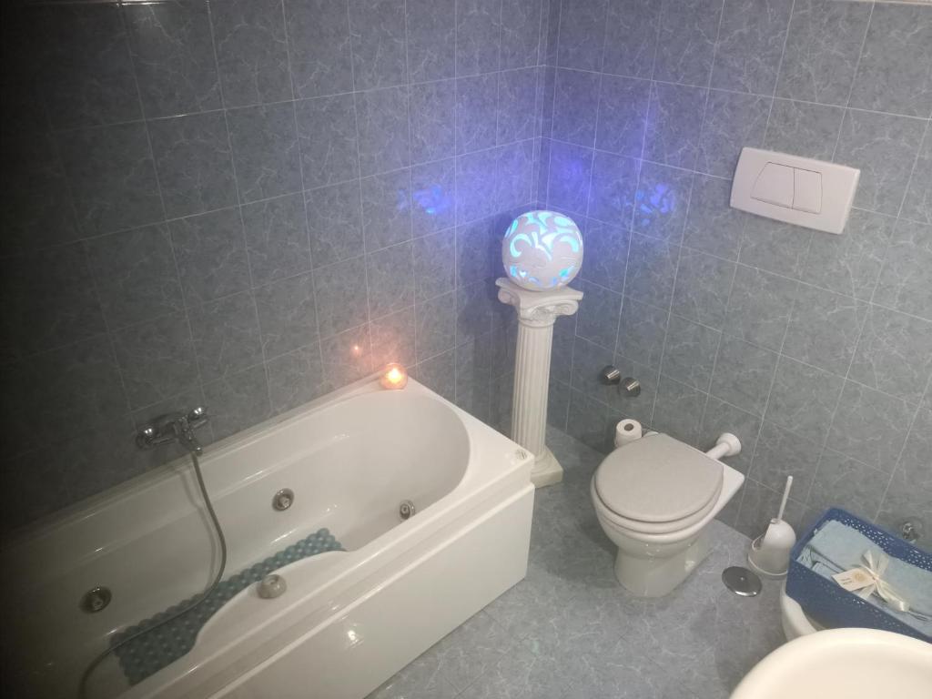 Koupelna v ubytování Casa Sole