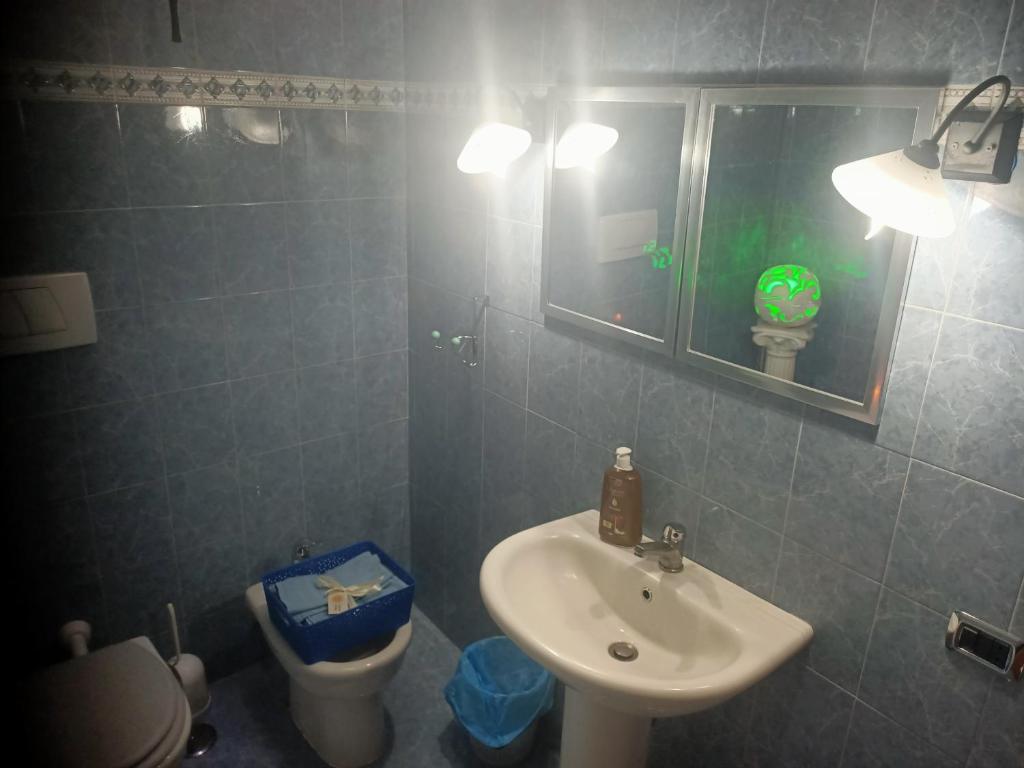 Koupelna v ubytování Casa Sole