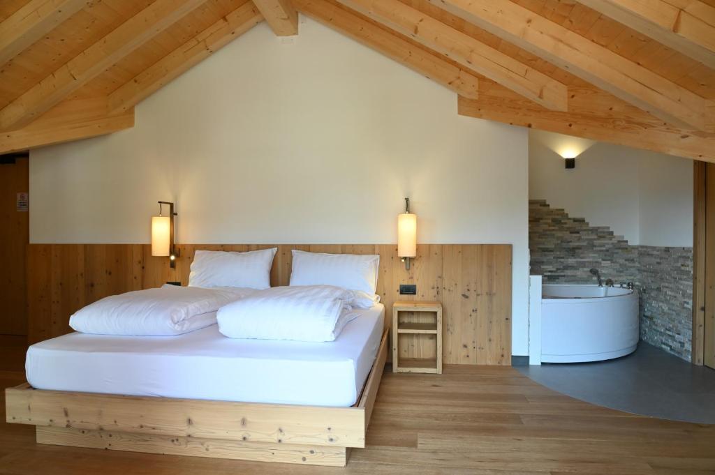 Postel nebo postele na pokoji v ubytování B&B Fontanella