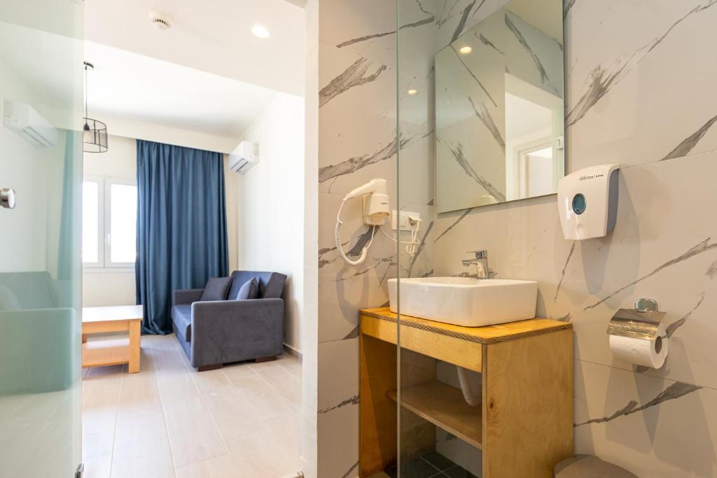 Koupelna v ubytování Aqua Luxury Suites by Estia