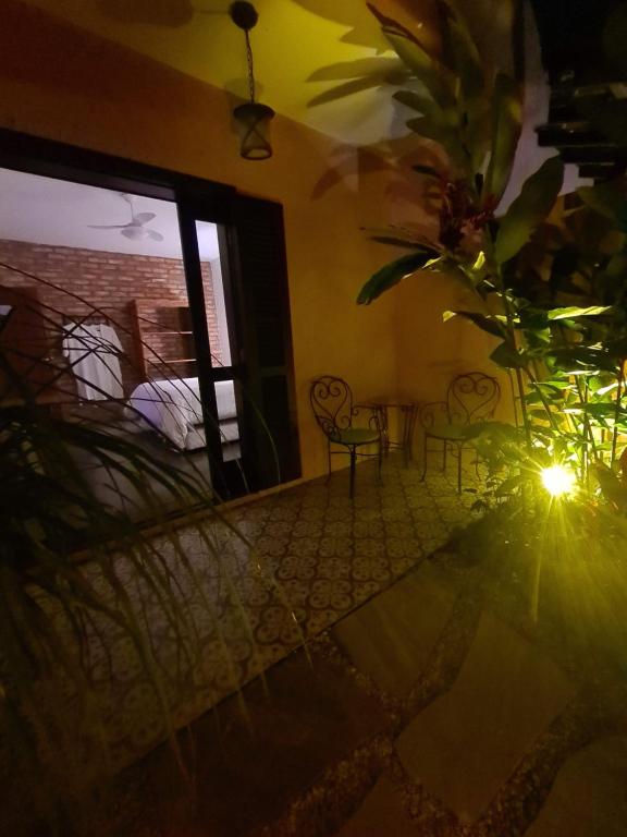 Patio nebo venkovní prostory v ubytování Pousada Vila Rosada