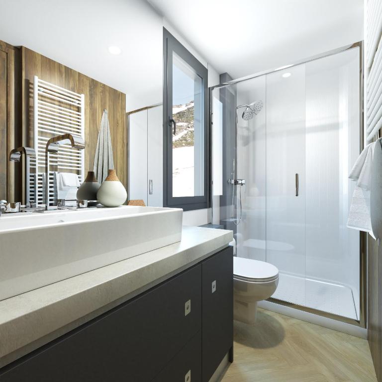 Koupelna v ubytování Chalets & Glamping Nassfeld by ALPS RESORTS