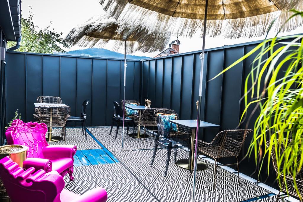 Zahrada ubytování Boutique Hotel Massimos