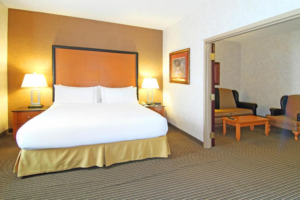 Postel nebo postele na pokoji v ubytování Holiday Inn Express Calgary South by IHG