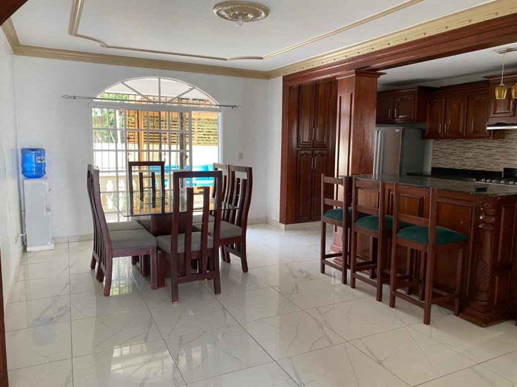 Kuchyň nebo kuchyňský kout v ubytování Ideal family place Jarabacoa.