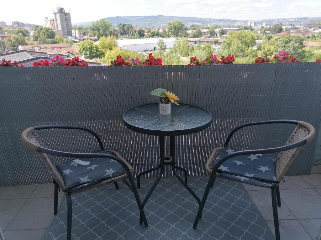 Balkón nebo terasa v ubytování Apartman Breza