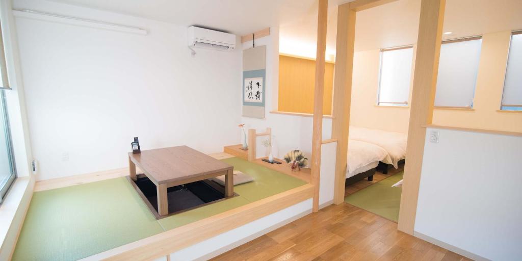 Posezení v ubytování Kyo-Anthu Inn