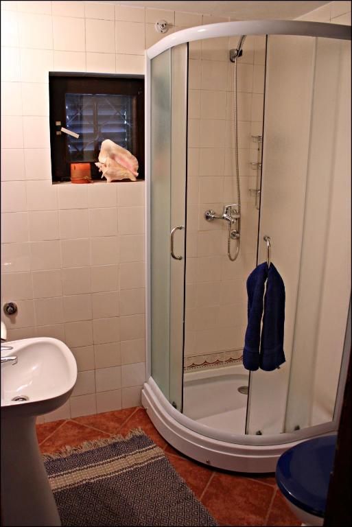 Koupelna v ubytování Accommodation Tomcuk