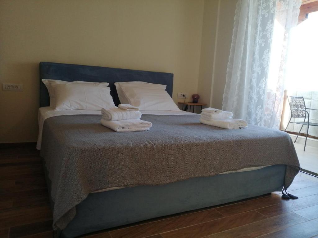 Krevet ili kreveti u jedinici u objektu KOTSERIS LUXURY VILLAS, Jiovanni Villa & Angelina Villa
