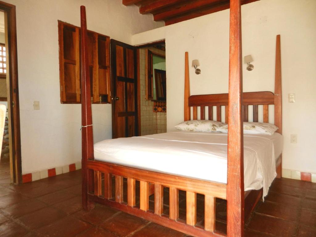 Llit o llits en una habitació de Altamira Mazunte