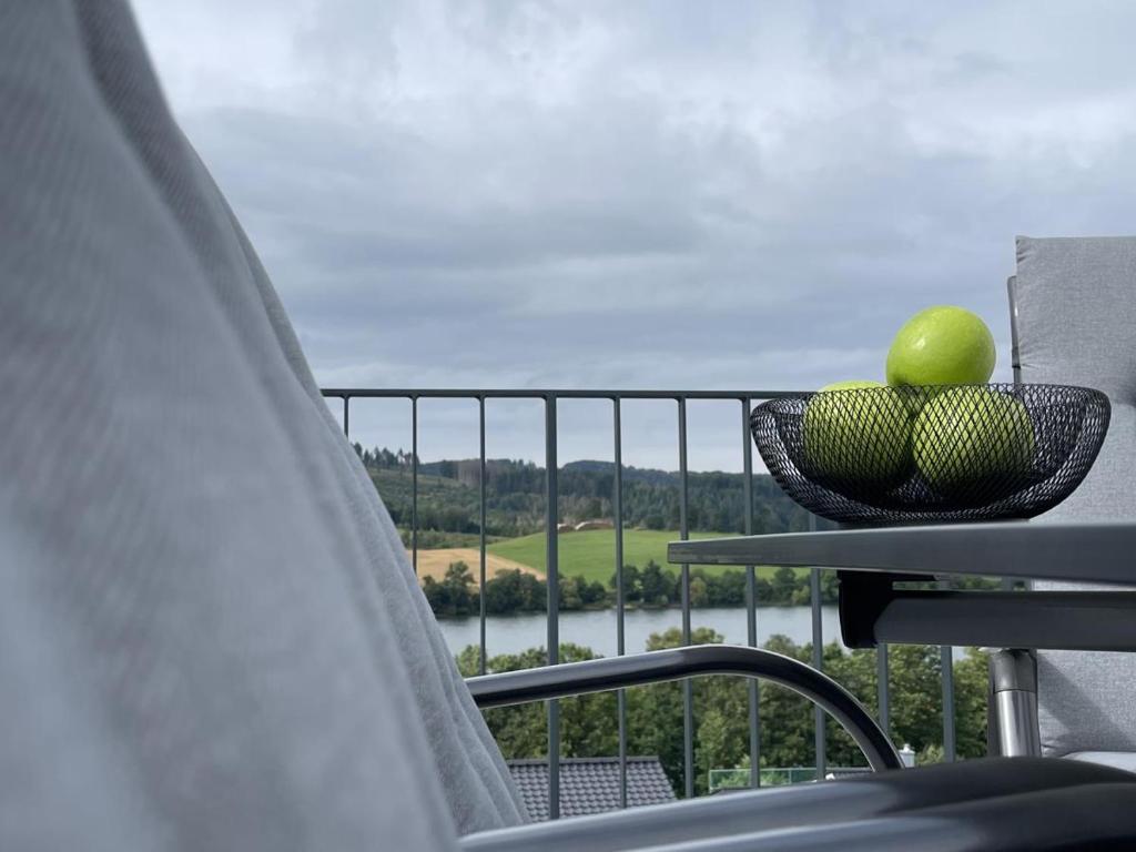 Balkón nebo terasa v ubytování Ferienhaus SONNENWEG 8