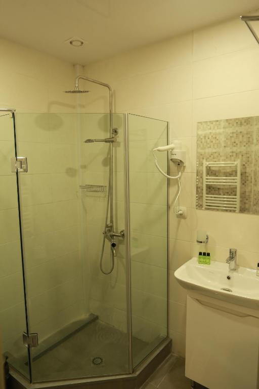 A bathroom at Paramount Kazbegi