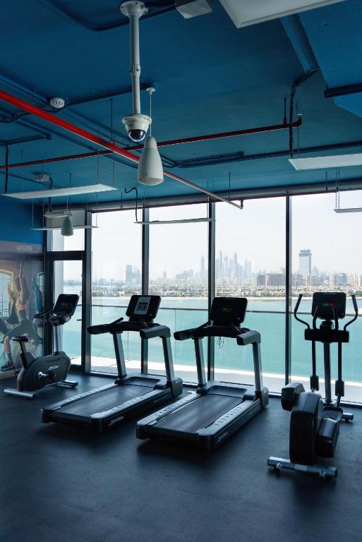 Fitness centrum a/nebo fitness zařízení v ubytování C Central Hotel and Resort The Palm